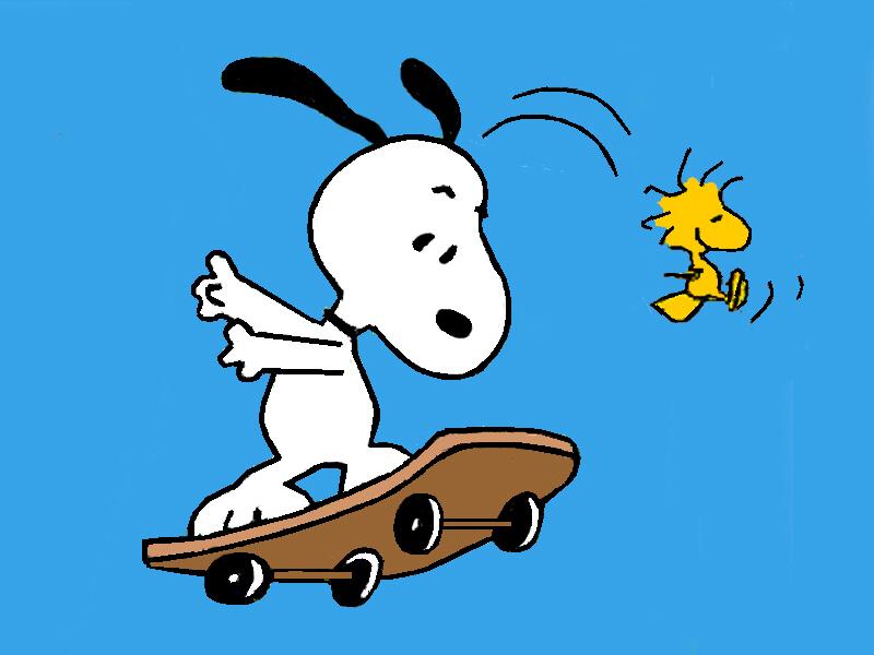 Snoopy Wallpapers Free Group - Bird From Charlie Brown - HD Wallpaper 