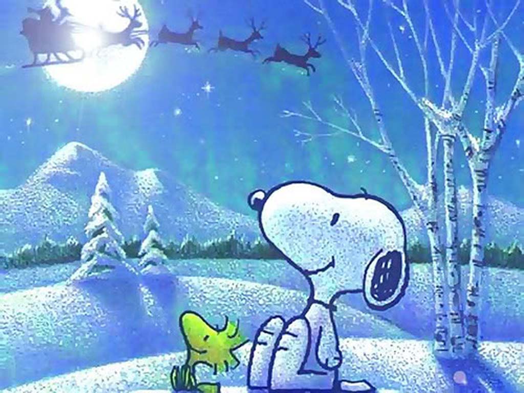 Snoopy Merry Christmas Eve - HD Wallpaper 