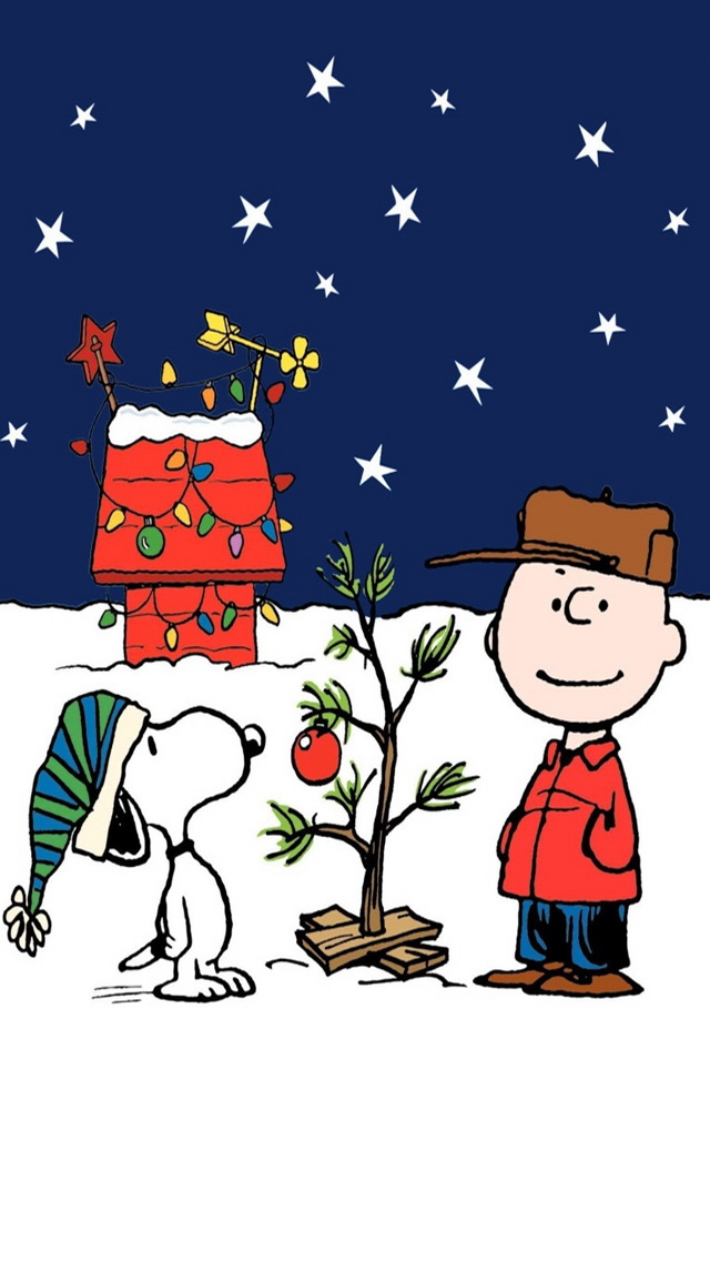 Snoopy Charlie Brown Christmas Tree - HD Wallpaper 