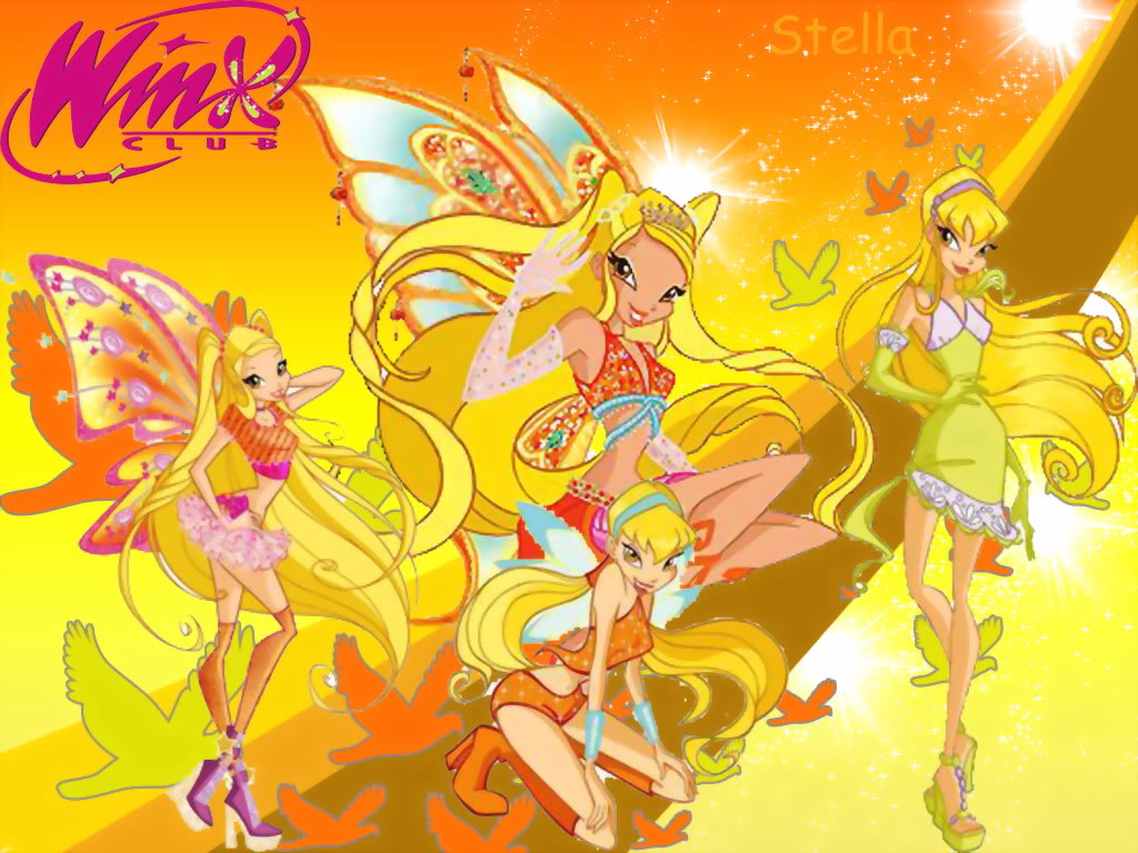 Stella All Versions - Winx Club - HD Wallpaper 