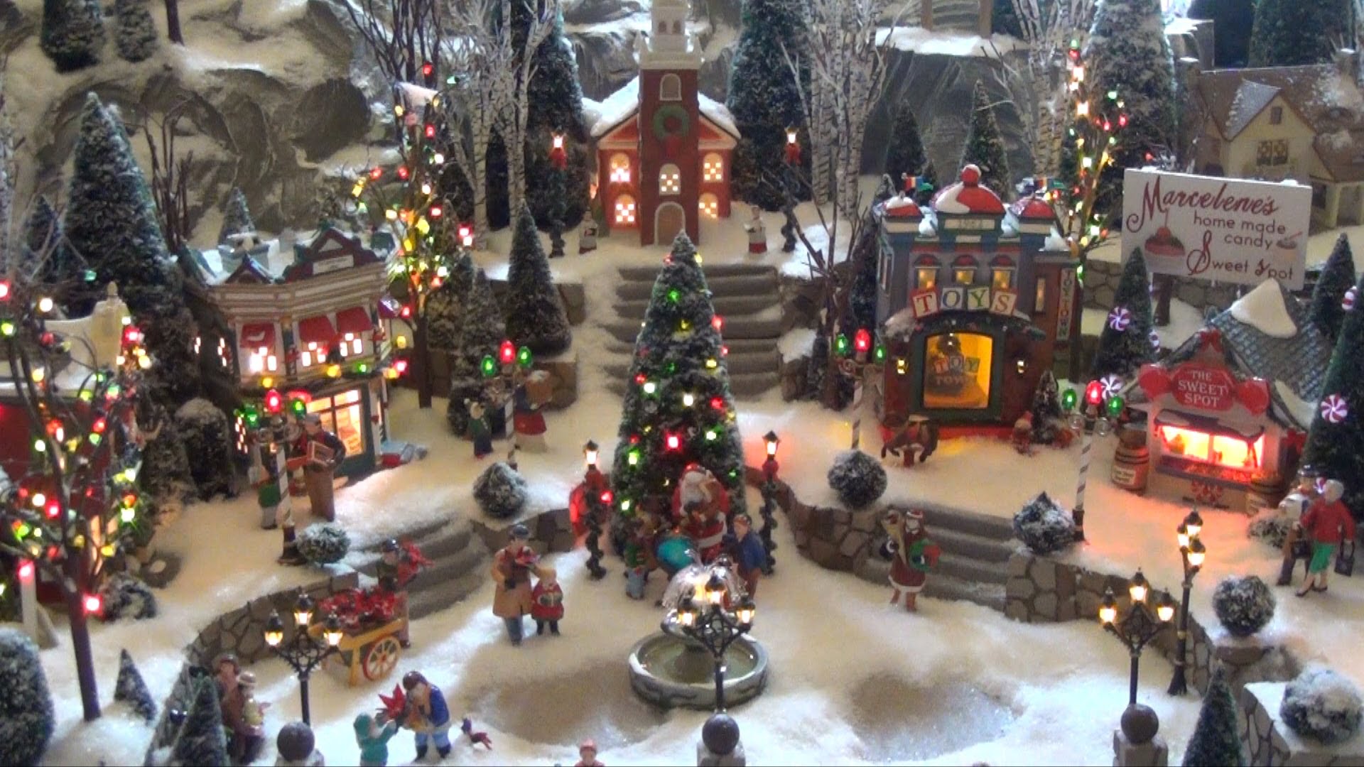 Ideas For Christmas Village Displays - HD Wallpaper 