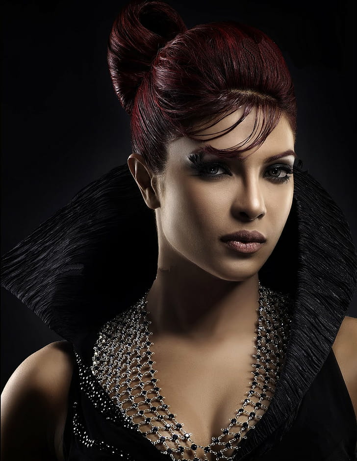 Priyanka Chopra Hot Black Photoshoot - HD Wallpaper 