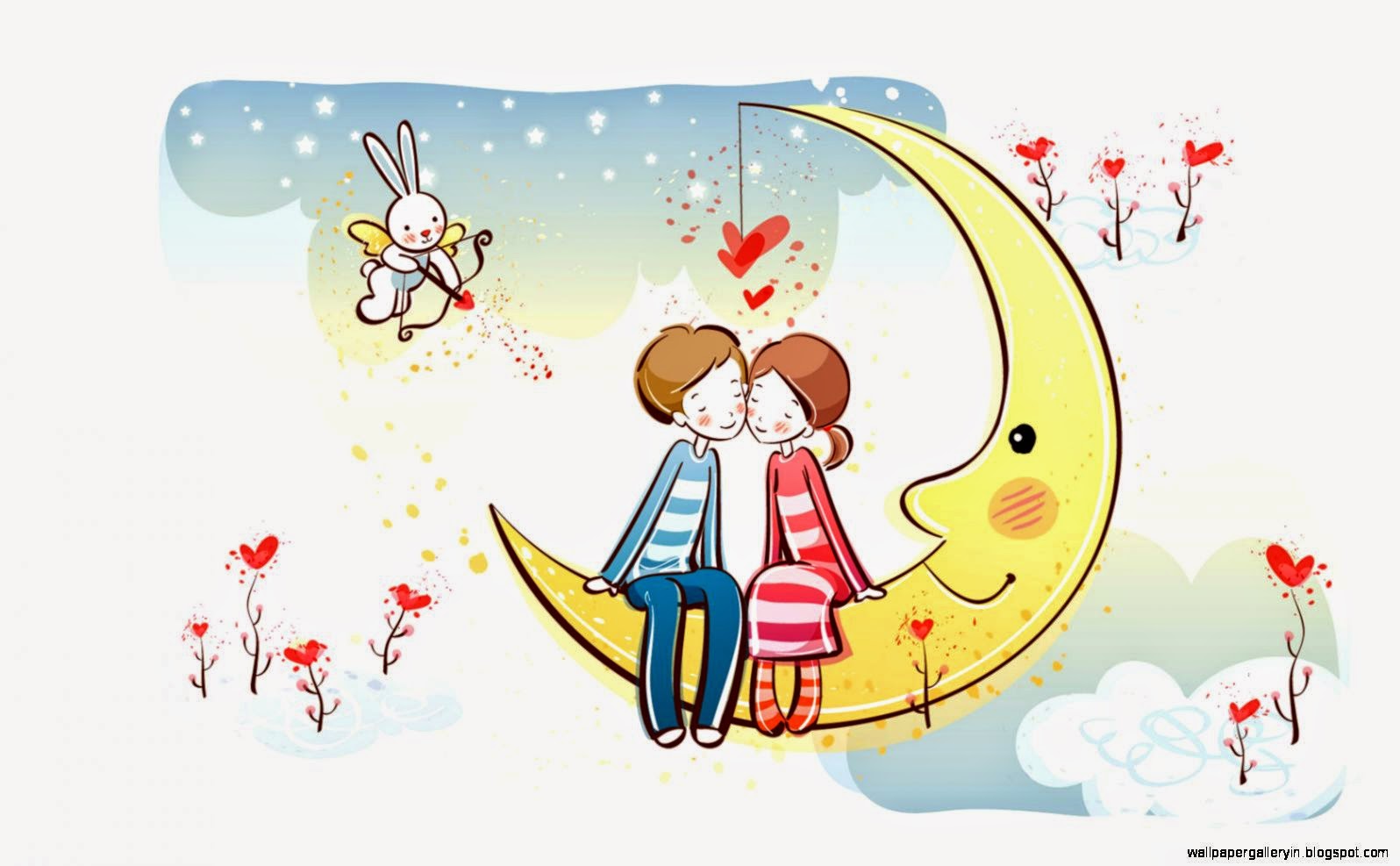 Peanuts Christmas Wallpaper Wonderful - Cute Valentines Cartoons Couple - HD Wallpaper 