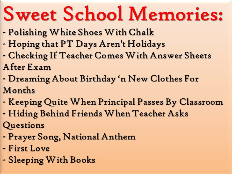 Sweet School Memories - School Memories Old Friends Quotes - HD Wallpaper 