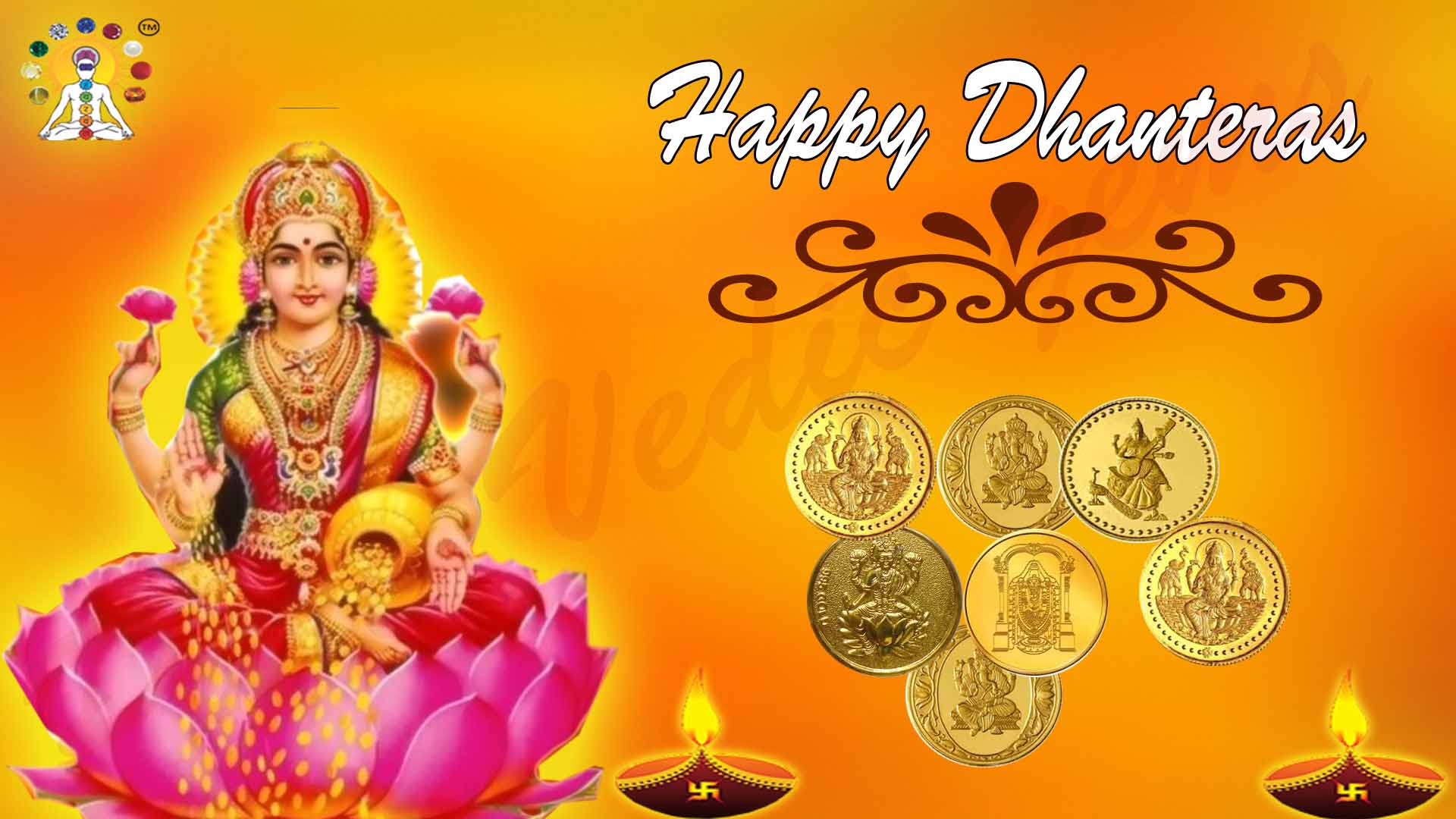 Happy Dhanteras Goddess Laxmi Image - Dhanteras Images With Laxmi - HD Wallpaper 
