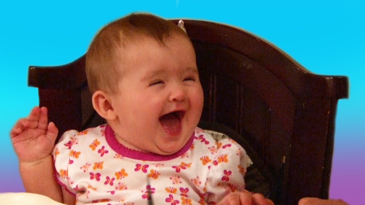 Funny Babies Laughing 4 Wide Wallpaper - Funny Videos Of Babies Laughing - HD Wallpaper 