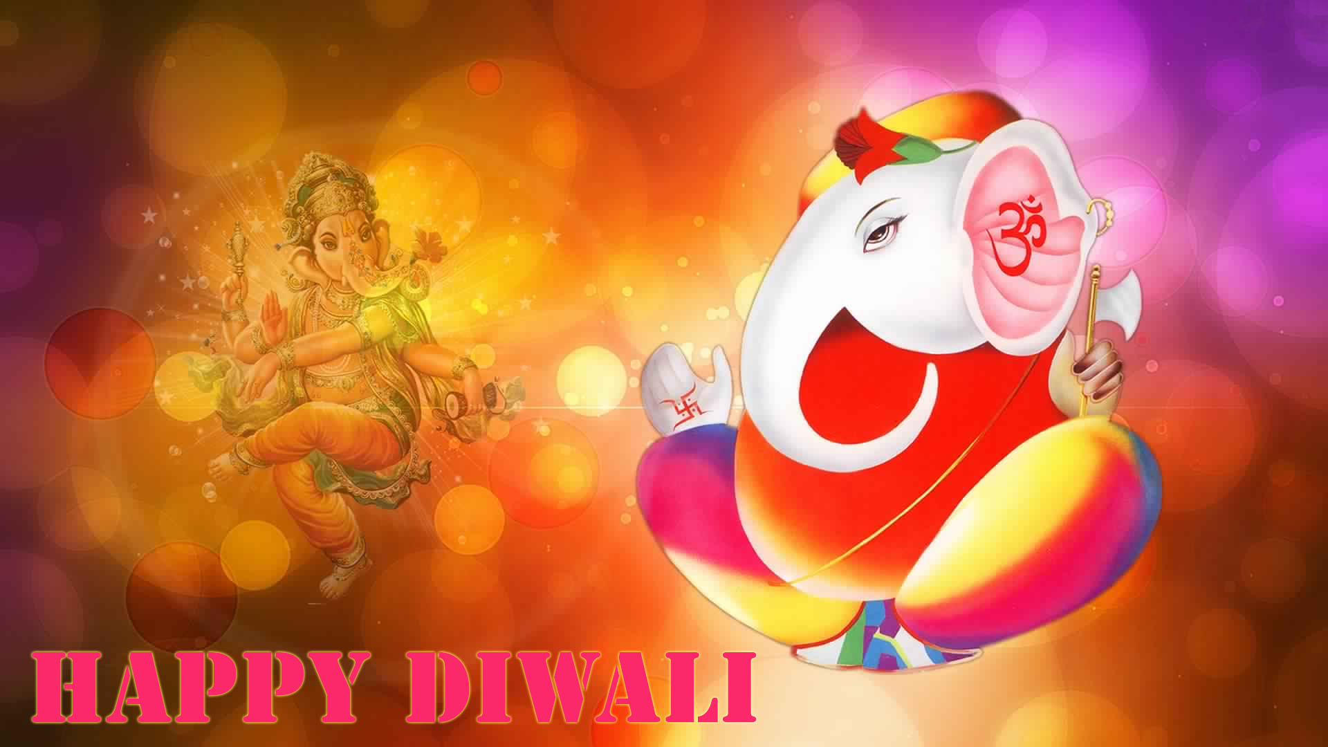 Ganesha Diwali Hd Image For Desktop - Lord Ganesha - HD Wallpaper 