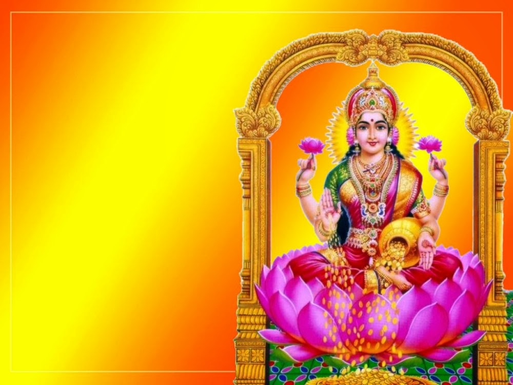 Happy Diwali Laxmi Mata - HD Wallpaper 