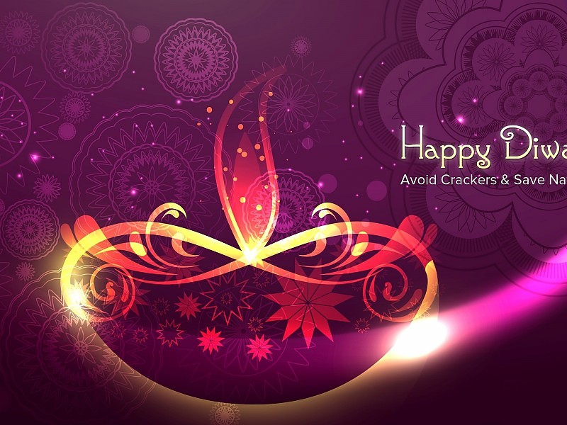 Have Safe And Save Nature Wish You Happy Diwali Hd - Unique Happy Diwali Wishes - HD Wallpaper 