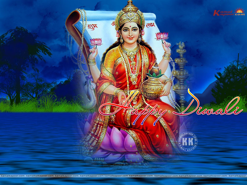 Goddess Lakshmi - HD Wallpaper 