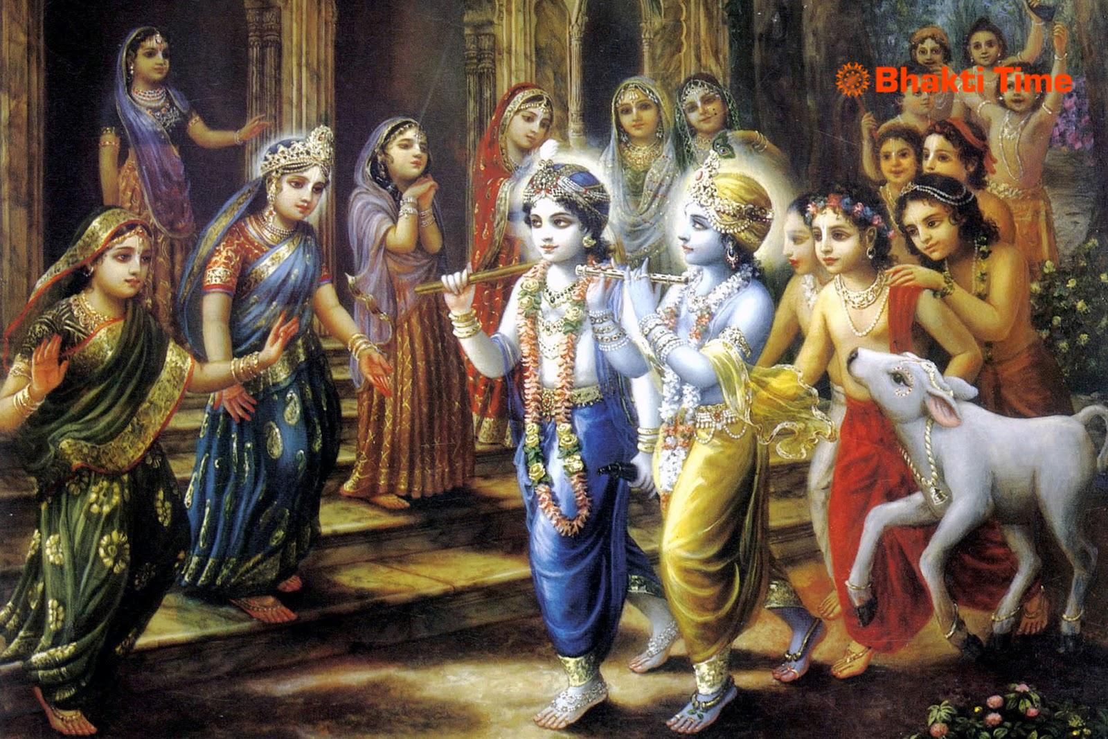 Krishna Bal Leela - Beautiful Bal Krishna Painting - HD Wallpaper 