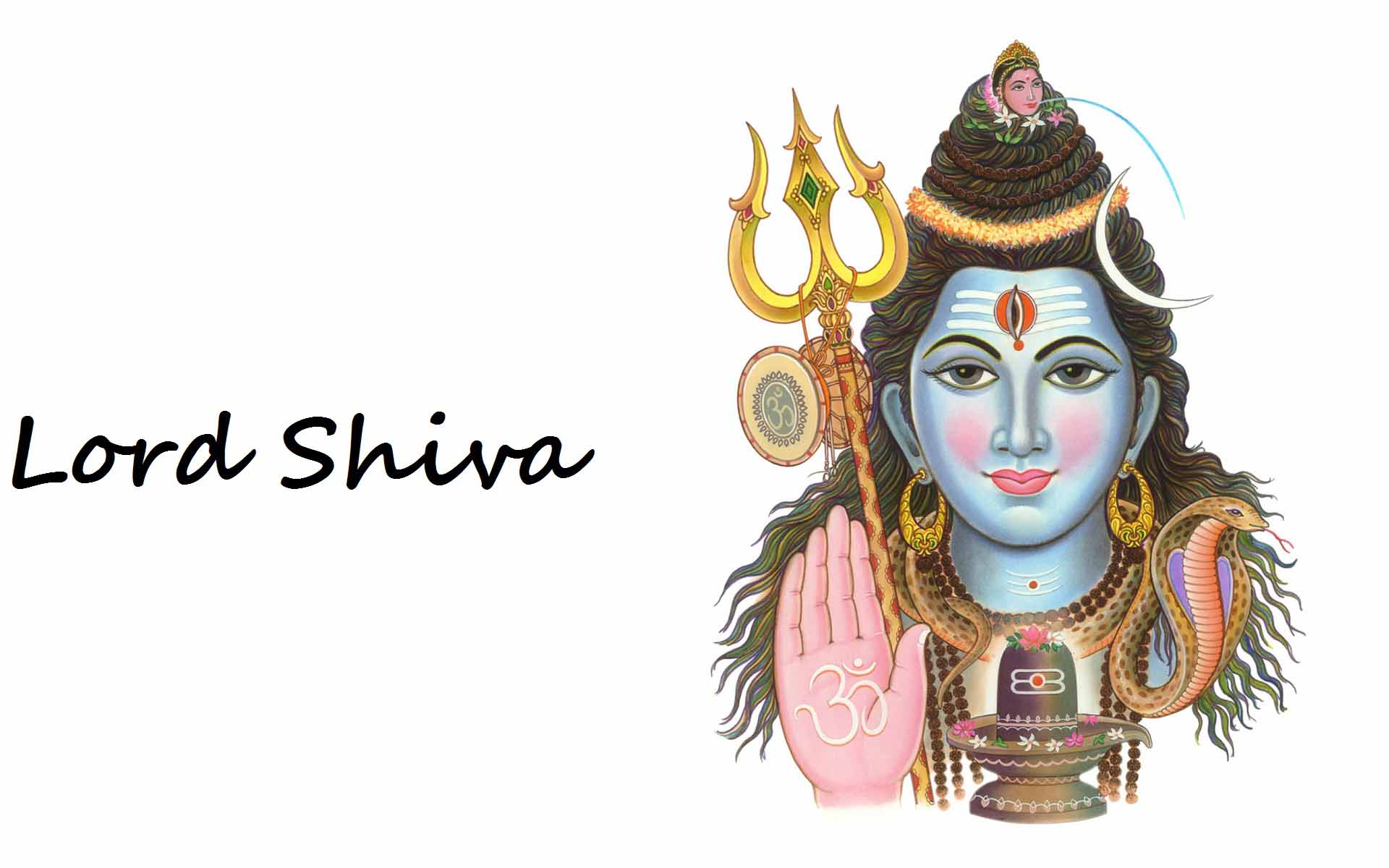 Lord Of Rudra Bless With White Background Wallpaper - Lord Shiva White Background - HD Wallpaper 