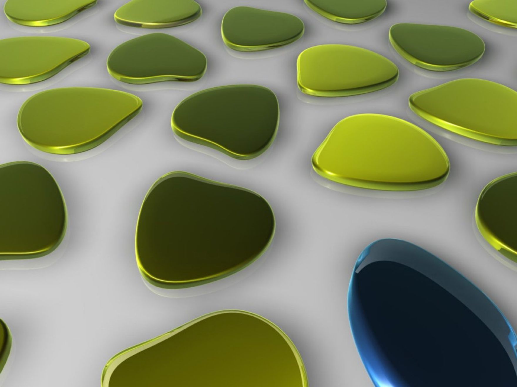 Download Free Hd 3d Green Blobs Art Desktop Wallpaper, - 3d Background Design For Powerpoint - HD Wallpaper 