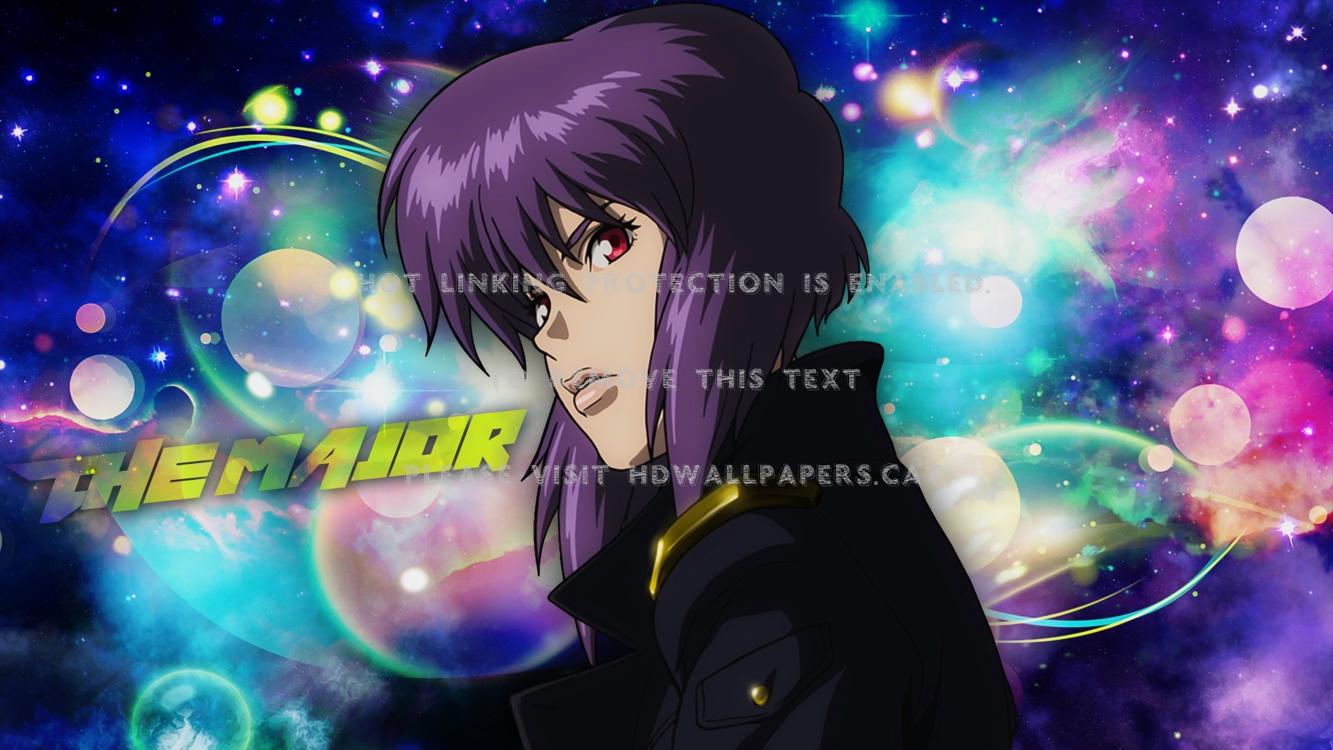 The Major Motoko Kusanagi Anime Ghost In - Ghost In The Shell Stand - HD Wallpaper 