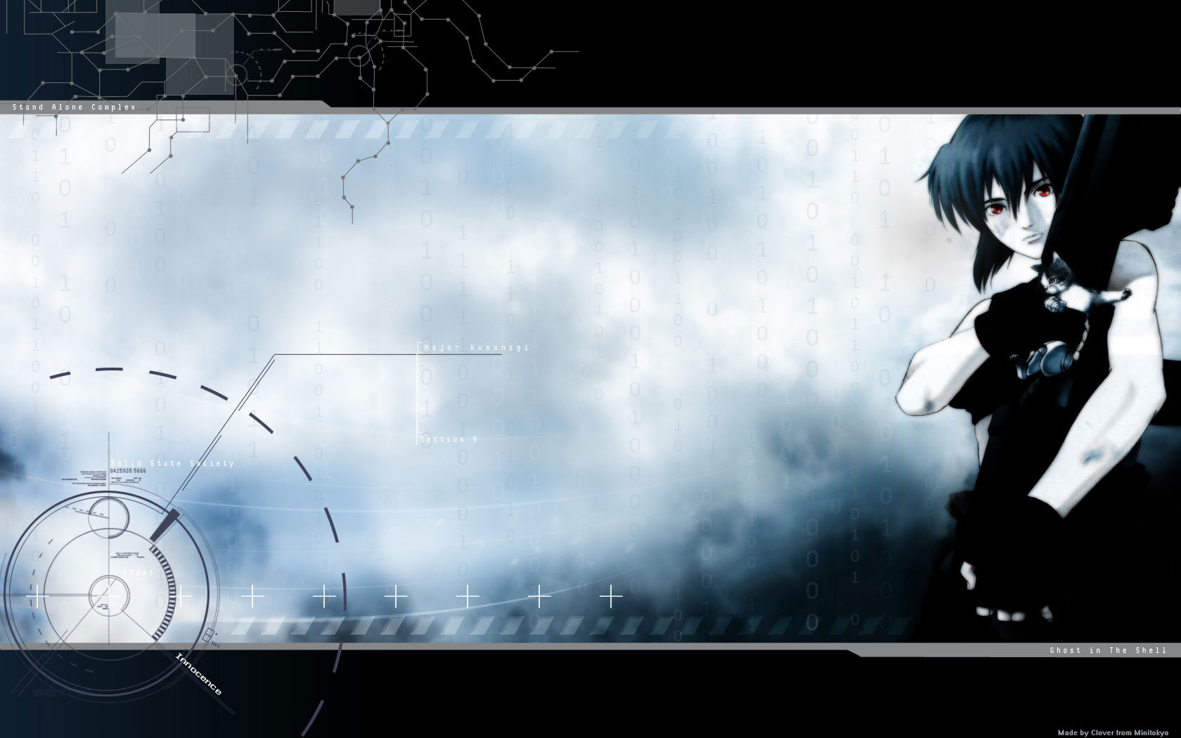 Ghost In The Shell, Motoko Kusanagi Wallpaper 
	style - Ghost In The Shell - HD Wallpaper 
