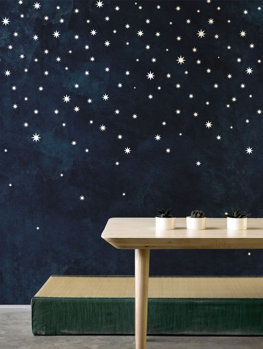 Roll 3 Ml - Papiers Peints Bleu Nuit - HD Wallpaper 