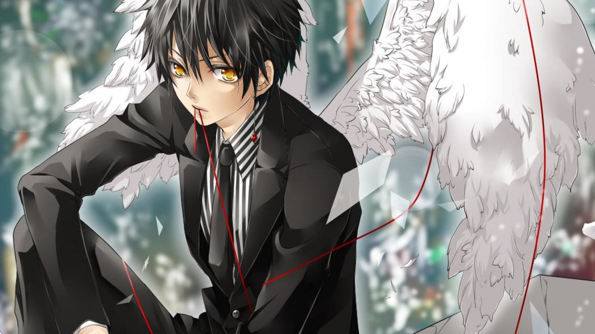 Anime Angel Boy Wallpaper 
 Data-src - Male Anime Wallpapers Hd - HD Wallpaper 