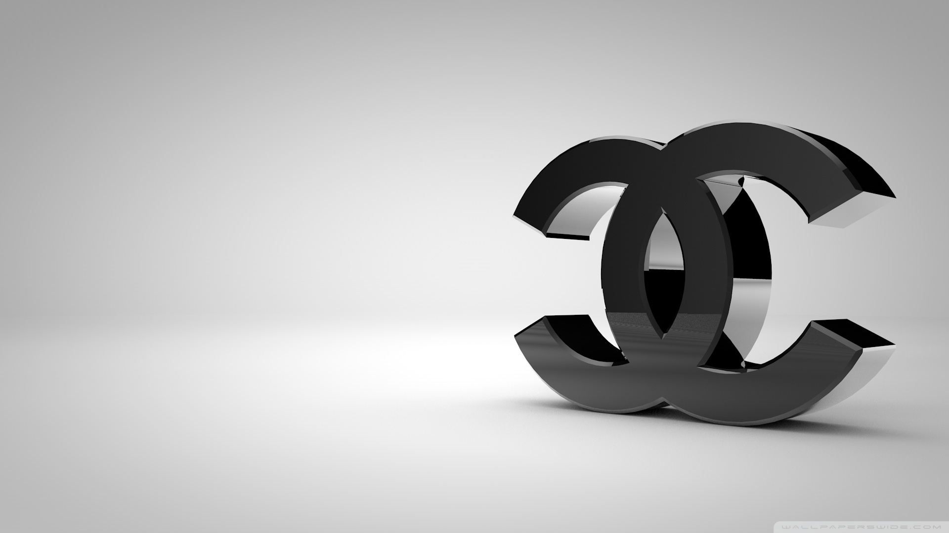 Coco Chanel Logo 3d - HD Wallpaper 