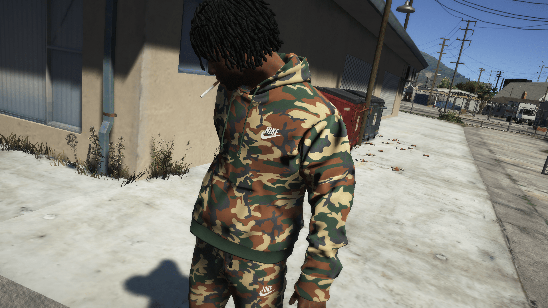 camo nike suit