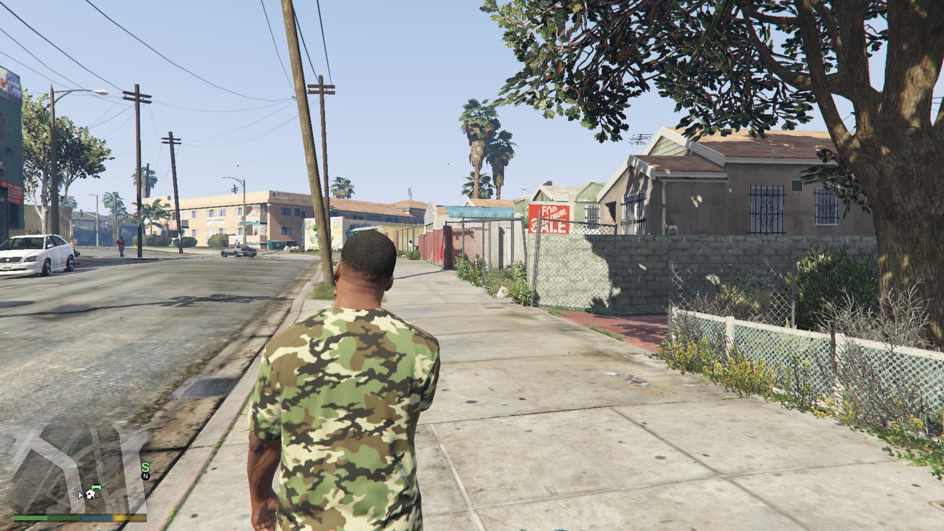 Nike Camo T-shirt For Franklin Gta5 Mods - Soldier - HD Wallpaper 