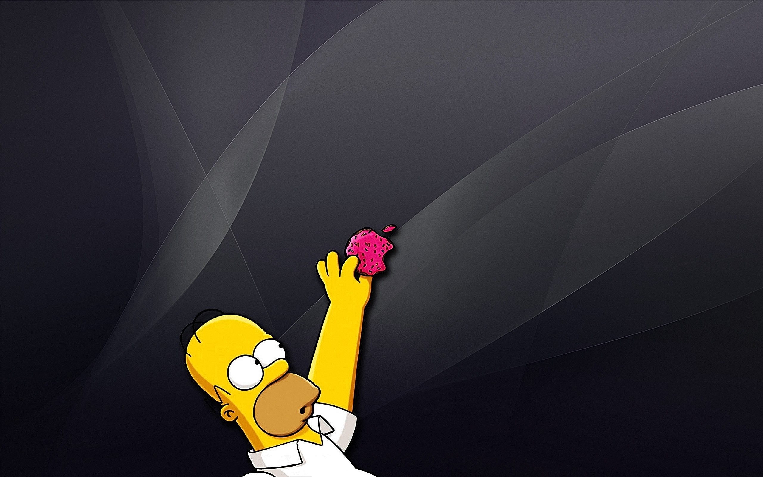 Hd Simpsons Wallpapers 
 Data Src Homer Simpson Wallpaper - Apple Homer Simpson Wallpaper Hd - HD Wallpaper 