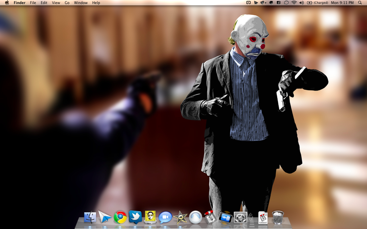 Backgrounds Trill Trill Desktop Wallpapers Tumblr Backgrounds - Dark Knight Joker Clown Mask - HD Wallpaper 