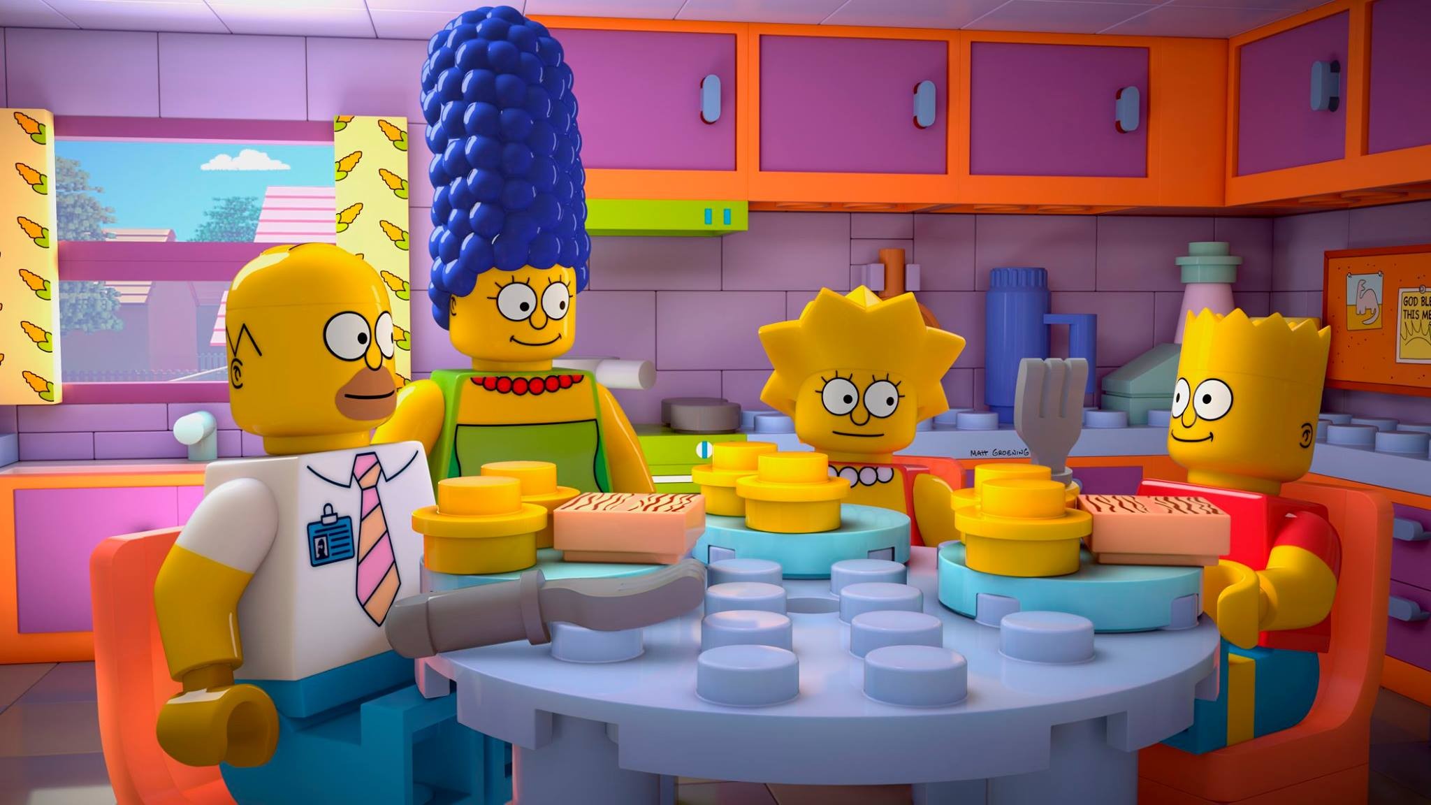 Simpsons Lego Episode - HD Wallpaper 