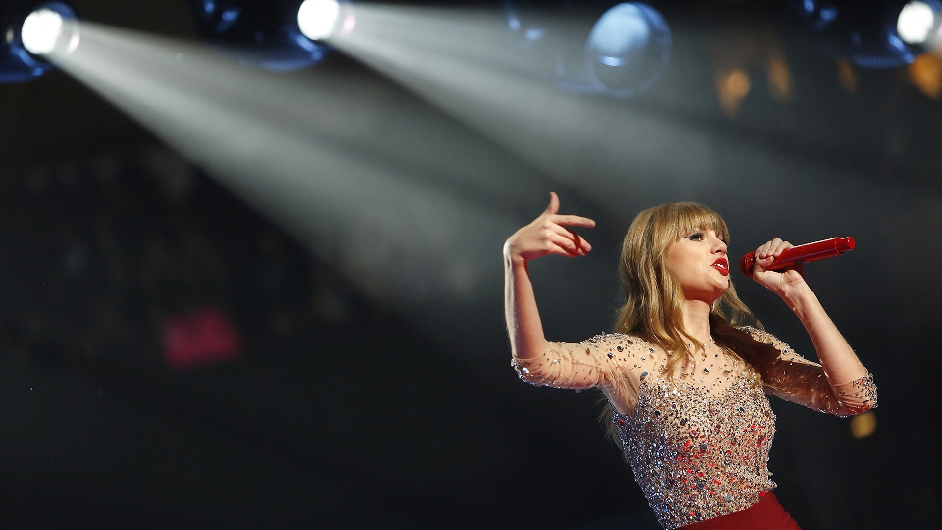 Taylor Swift Live Wallpaper - Taylor Swift Hd Singing - HD Wallpaper 