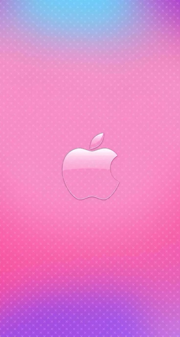 Iphone Apple Wallpaper Pink - HD Wallpaper 