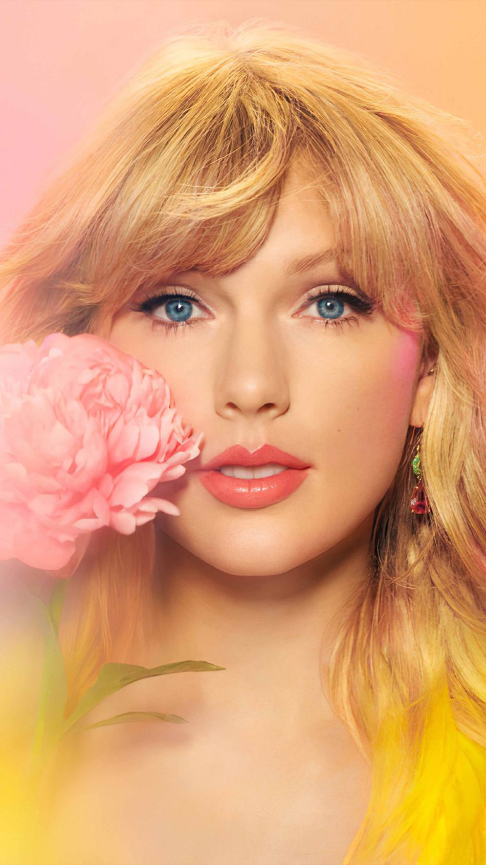 Beautiful Taylor Swift With Flower 4k Ultra Hd Mobile - Taylor Swift Lover Photoshoot - HD Wallpaper 