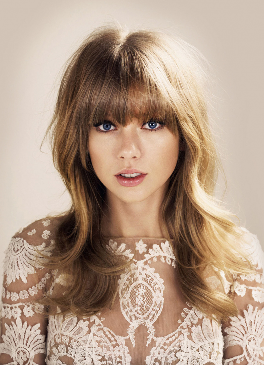 Blue Eyes, Singer, Taylor Swift, Wallpaper - Taylor Swift Dark Blonde Hair - HD Wallpaper 