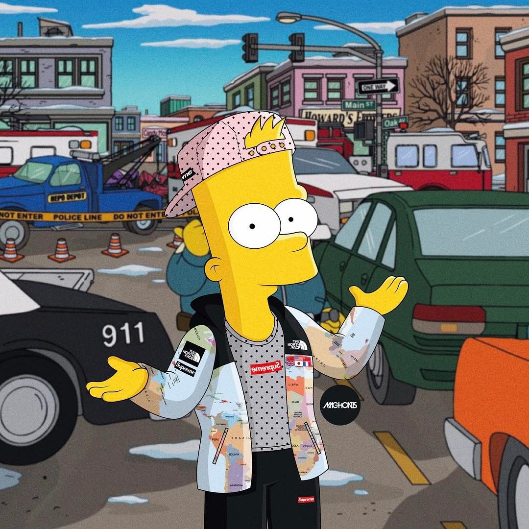 Bart Simpson Hypebeast Outfits - HD Wallpaper 