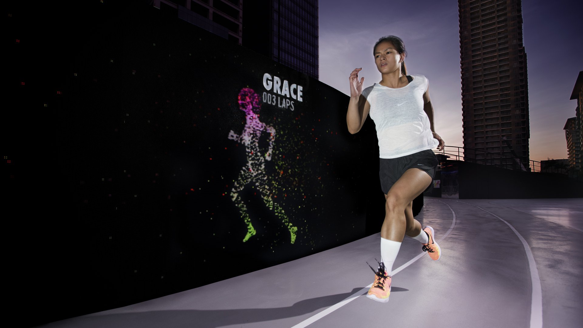 Nike Led Running Track - HD Wallpaper 