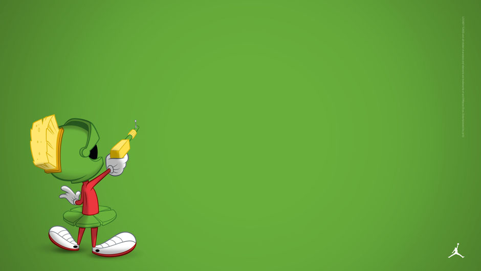 Marvin The Martian Back - HD Wallpaper 