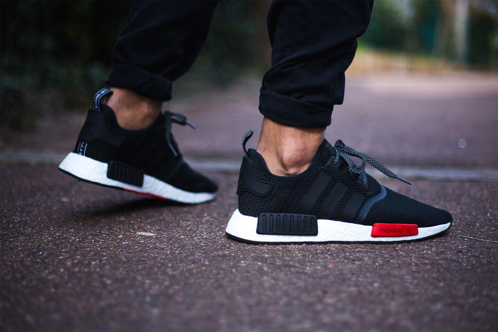 nmd red black