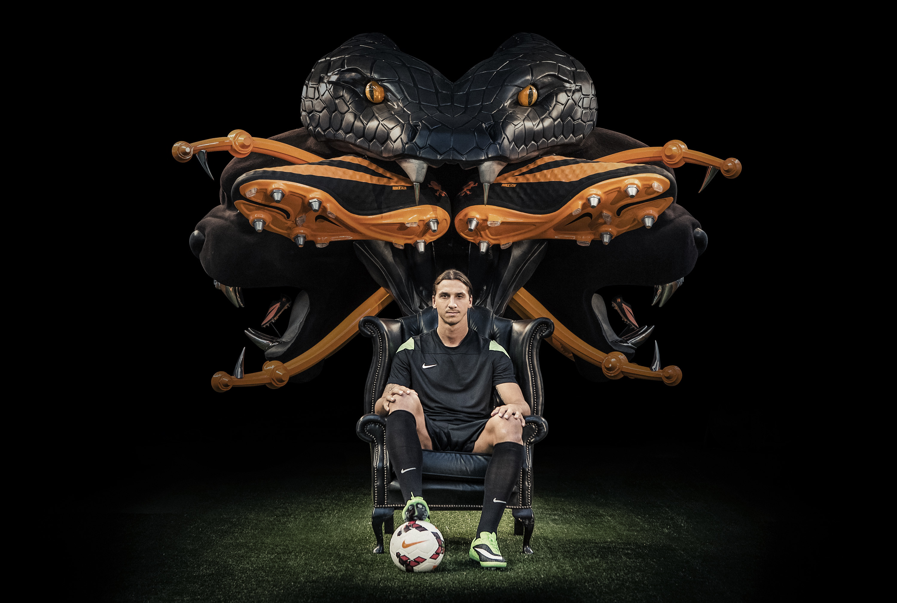 3000x2018, Zlatan Ibrahimovic Nike Wallpaper High Quality - HD Wallpaper 