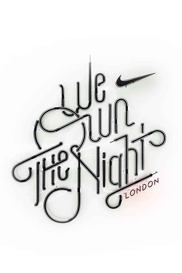 Com Apple Wallpaper We Run The Night Nike Iphone4 - We Run The Night Nike - HD Wallpaper 