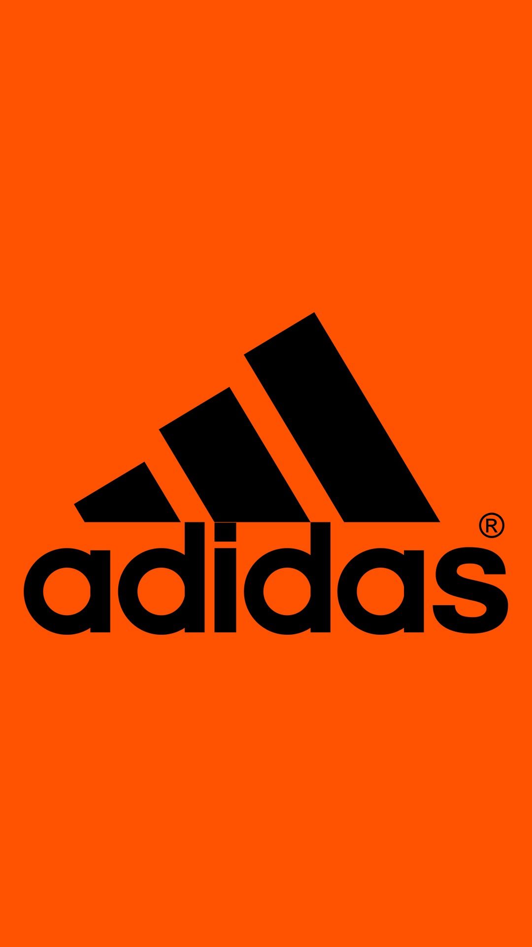 Adidas Logo Orange - HD Wallpaper 