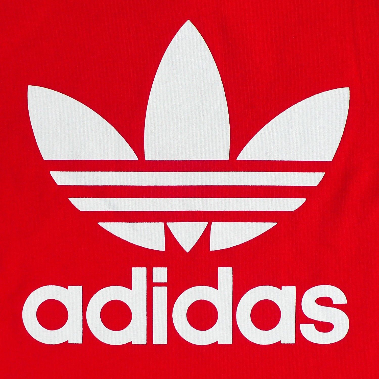 Red Adidas Logo - HD Wallpaper 