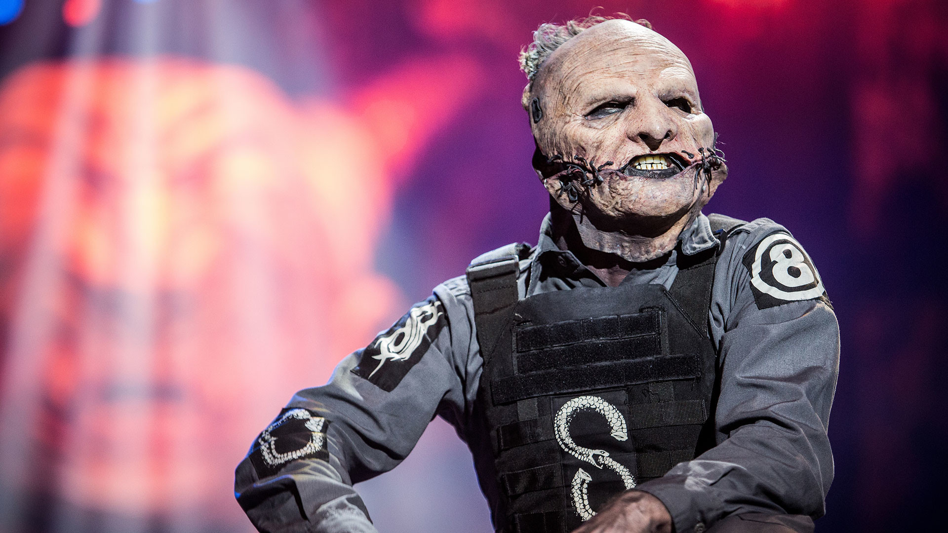 Data-src /w/full/0/e/6/463691 - Slipknot Corey Taylor - HD Wallpaper 