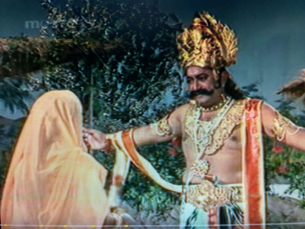Ramayana Lessor Known Facts, Ravana With Goddess Sita - Ravan In Ramayan  When He Went To Take Sita - 1024x768 Wallpaper 