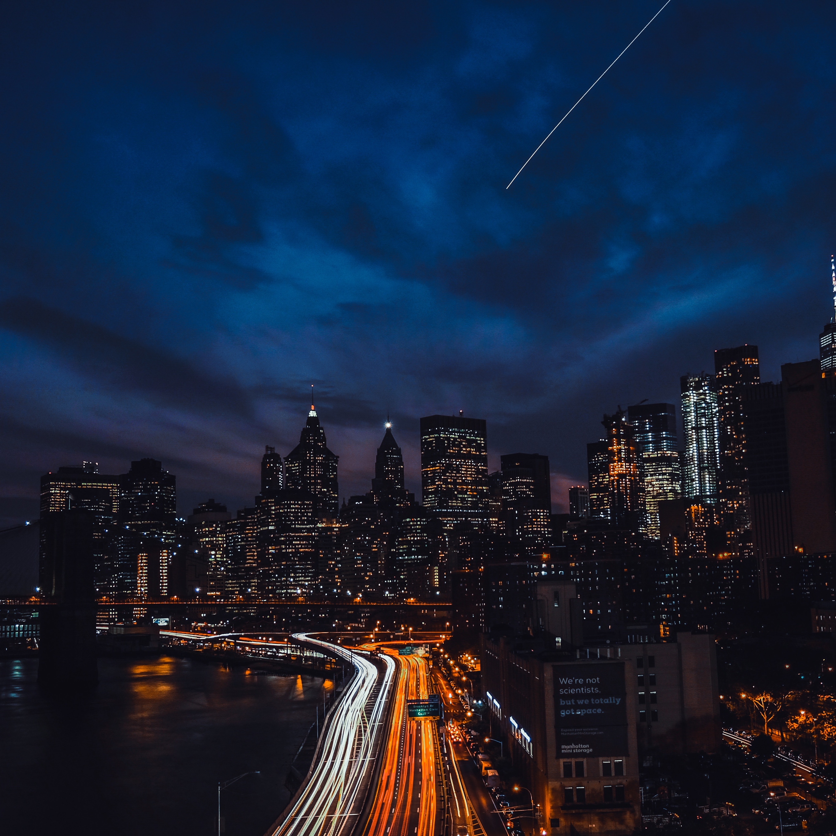 New York At Night 4k - HD Wallpaper 