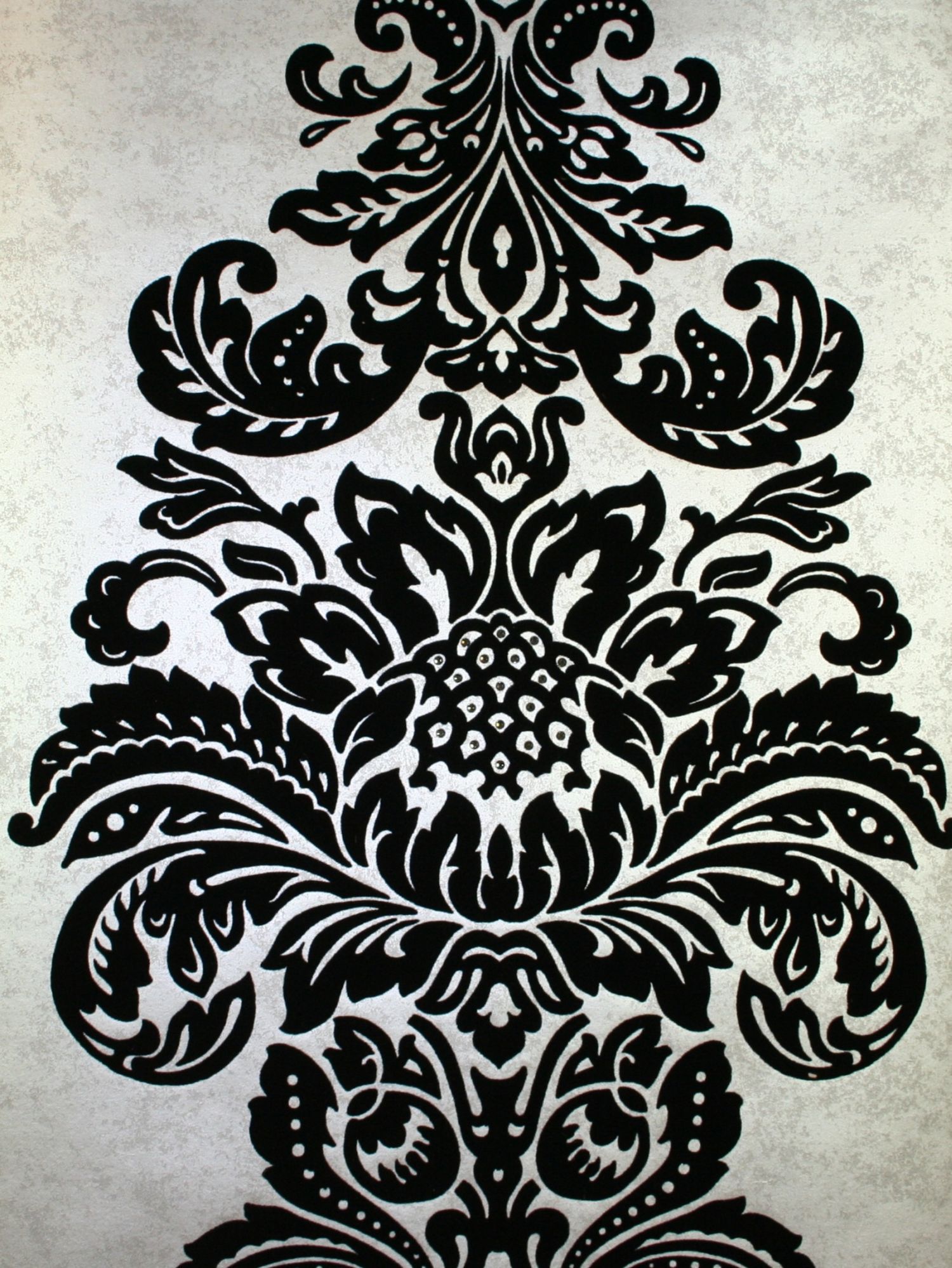Jeweled Damask - HD Wallpaper 