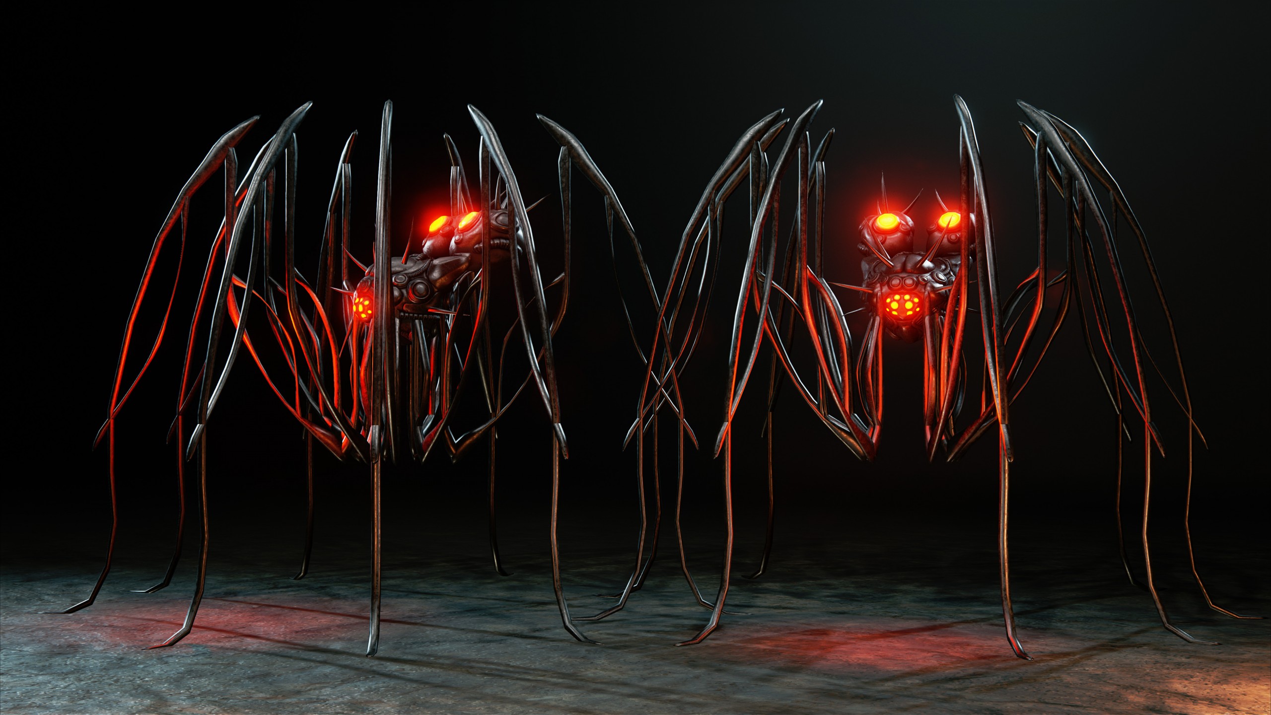 Sci Fi Spider Robot - HD Wallpaper 