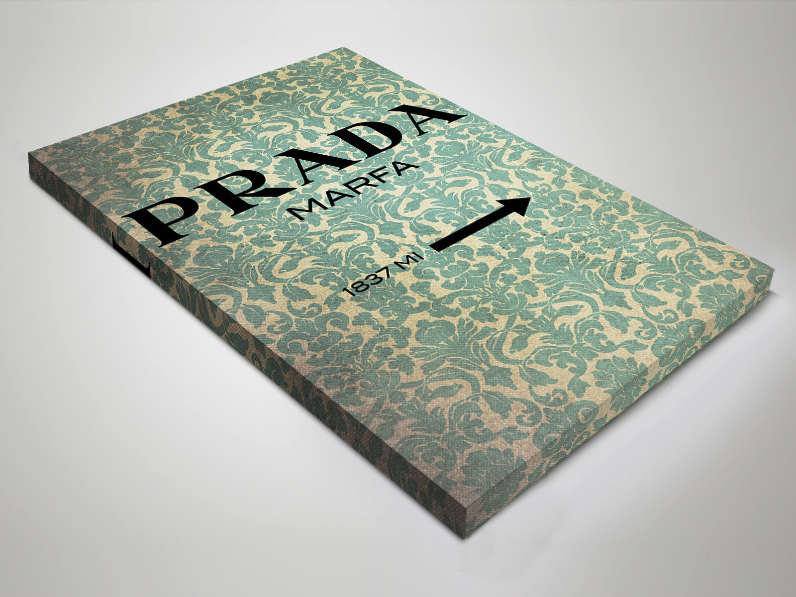 Prada Marfa Canvas, Wallpaper, Modern Painting, Canvas - Newsprint - HD Wallpaper 