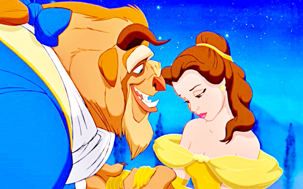 Download Beauty And The Beast Beauty And The Beast - 애니메이션 배경 화면 미녀 와 야수 - HD Wallpaper 