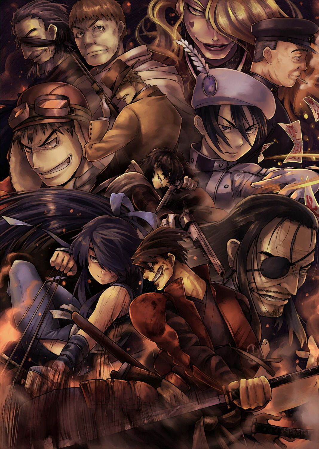 Drifters Anime Fan Art - HD Wallpaper 