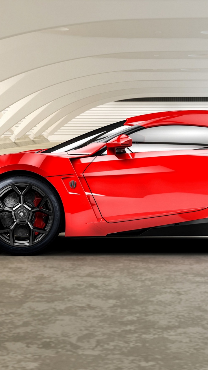 Wallpaper Lykan, Hypersport, W Motors, Red, Side View - Lykan Hypersport Hd - HD Wallpaper 