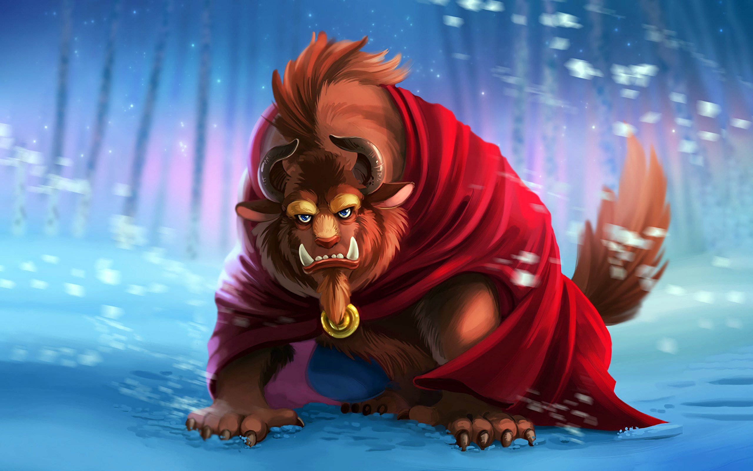 Beauty And The Beast Disney Hd - HD Wallpaper 
