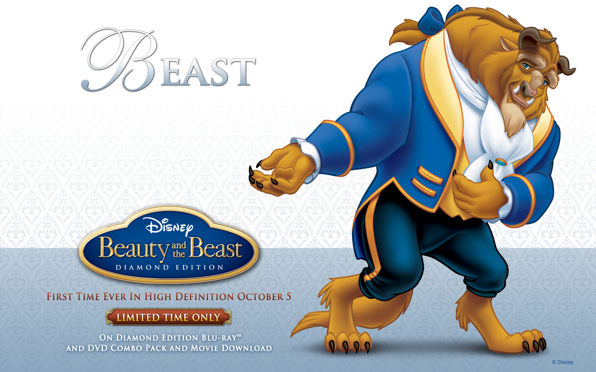 Beauty And The Beast Sticker - HD Wallpaper 